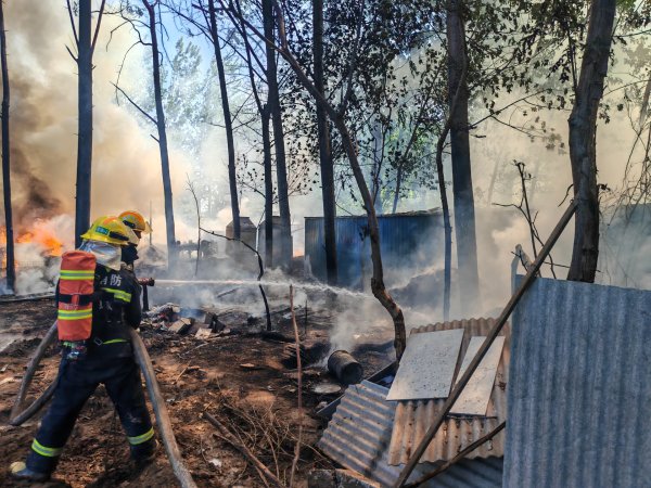 恒正网 房山一女子点燃杨柳絮引发火灾！行拘