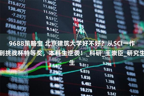9688策略宝 北京建筑大学好不好？从SCI一作到挑战杯特等奖，本科生逆袭！_科研_王崇臣_研究生